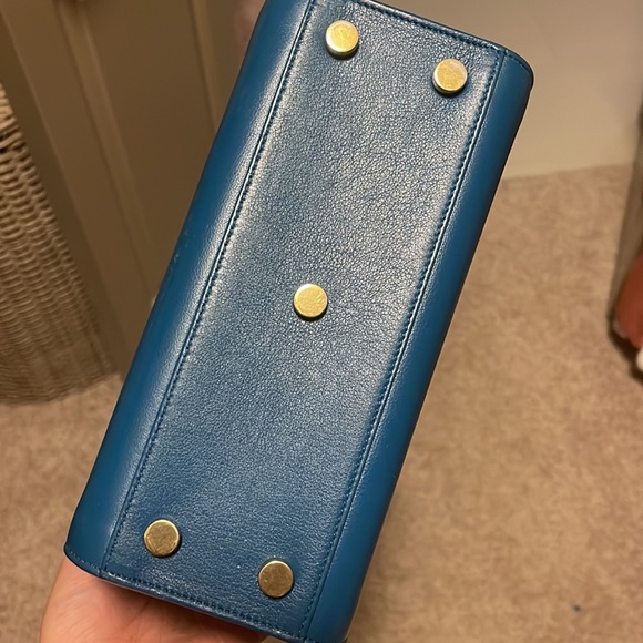 Authentic Saint Laurent Nano Sac Du Jour Purse - Blue - Picture 7 of 8